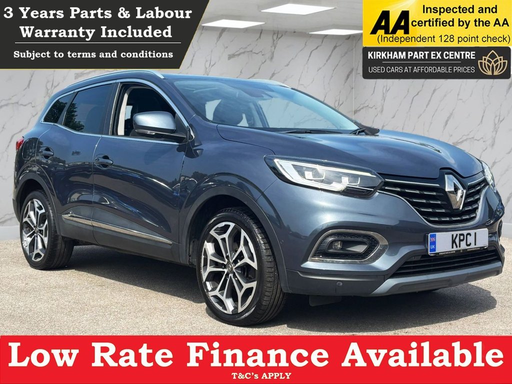 RENAULT KADJAR 1.3 TCe GT Line SUV 5dr Petrol Manual Euro 6 (s/s) (140 ps) NATIONWIDE PARTS & LABOUR WARRANTY INCLUDED + 12 MONTHS AA BREAKDOWN FREE