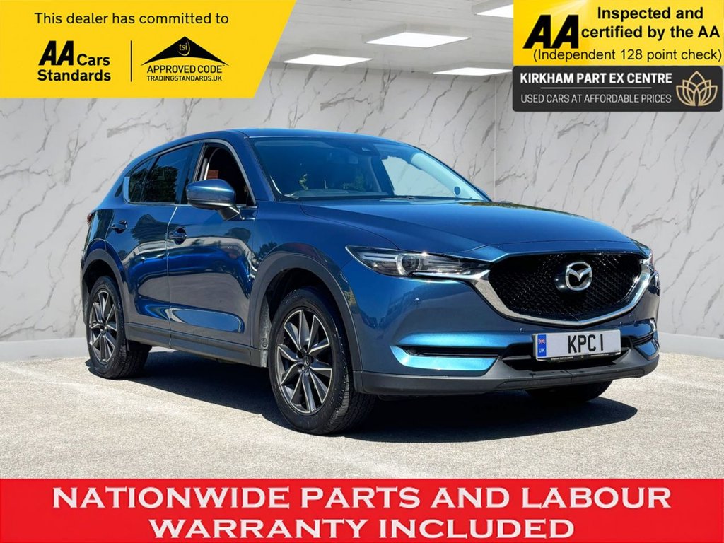MAZDA CX-5 2.2 SKYACTIV-D Sport Nav SUV 5dr Diesel Auto 4WD Euro 6 (s/s) (175 ps) NATIONWIDE PARTS & LABOUR WARRANTY INCLUDED + 12 MONTHS AA BREAKDOWN FREE