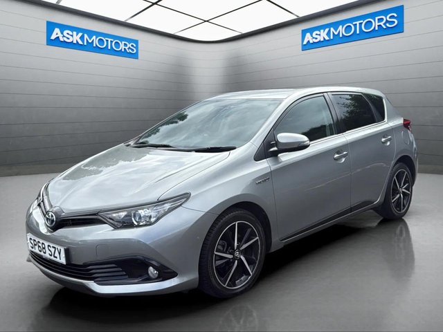 View our Toyota Auris 1.8 VVT-h Design Hatchback 5dr Petrol Hybrid CVT Euro 6 (s/s) (136 ps) SATNAV REVERSE CAMERA 