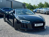 USED 2017 17 AUDI R8 5.2 FSI V10 Spyder 2dr Petrol S Tronic quattro Euro 6 (s/s) (540 ps) 