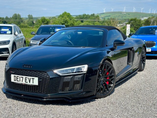 2017 17 Audi R8 5.2 FSI V10 Spyder 2dr Petrol S Tronic quattro Euro 6 (s/s) (540 ps)