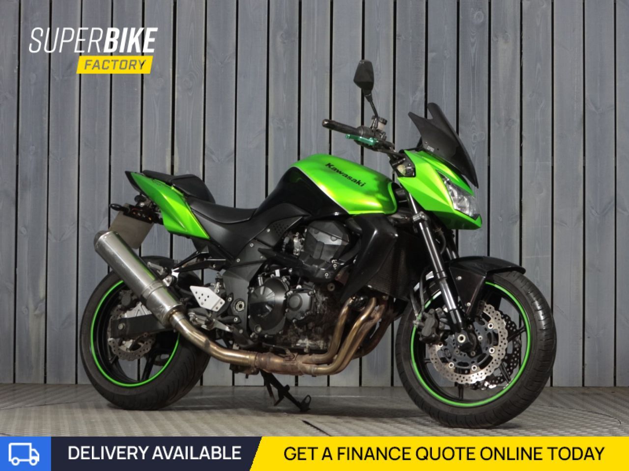 2010 KAWASAKI Z750 SILVER with 6528 miles - Used Motorbikes