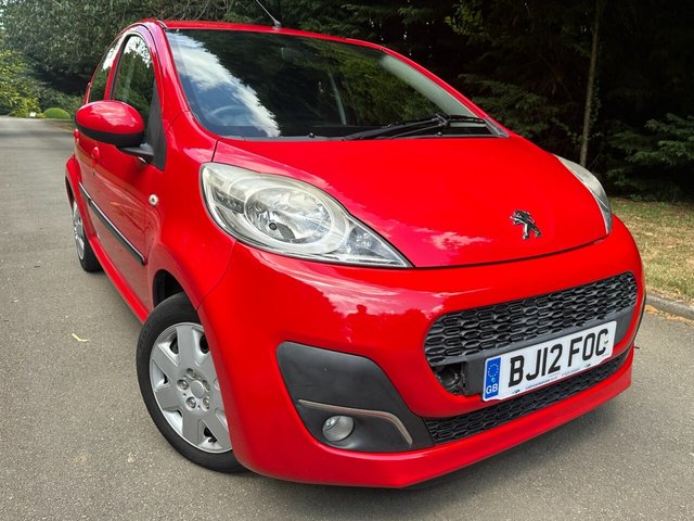 2012 12 Peugeot 107 1.0 12V Active Hatchback 5dr Petrol Manual Euro 5 (68 ps)