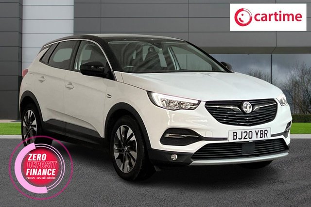 View our Vauxhall Grandland X 1.2 Turbo SRi Nav SUV 5dr Petrol Manual Euro 6 (s/s) (130 ps) Touchscreen, Apple CarPlay / Android Auto, Bluetooth, DAB - Digital Radio, Satellite Navigation