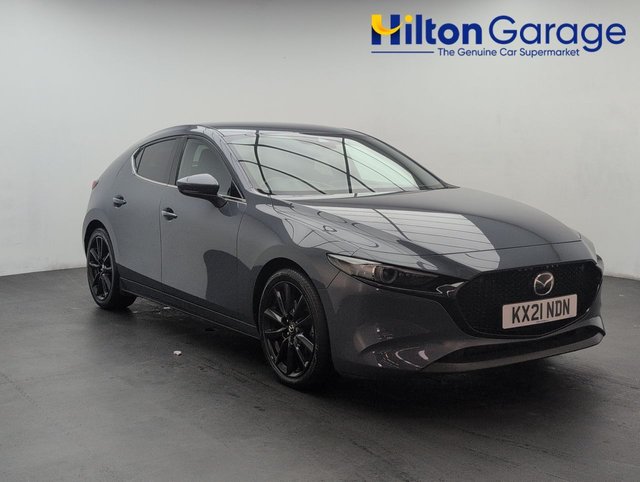 USED 2021 21 Mazda Mazda3 2.0 E-Skyactiv-X Mhev Sport Lux Hatchback 5dr Petrol Auto Euro 6 (s/S) (186 Ps) - Sat Nav, Sensors, Privacy