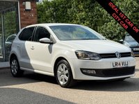 USED 2014 14 VOLKSWAGEN POLO 1.2 Match Edition Hatchback 5dr Petrol Manual Euro 5 (70 ps) ALLOY WHEELS/PARKING SENSORS