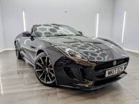 USED 2017 17 JAGUAR F-TYPE 3.0 V6 Convertible 2dr Petrol Auto Euro 6 (s/s) (340 ps) 19'' ALLOY WHEELS , BLACK SOFT ROOF TOP  , SAT NAV  , LEATHER SEATS , REAR PARKING SENSORS , REAR CAMERA , BLUETOOTH CONNECTIVITY , FULL SERVICE HISTORY - MAIN DEALER LATEST OCTOBER 2024
