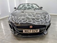 USED 2017 17 JAGUAR F-TYPE 3.0 V6 Convertible 2dr Petrol Auto Euro 6 (s/s) (340 ps) 19'' ALLOY WHEELS , BLACK SOFT ROOF TOP  , SAT NAV  , LEATHER SEATS , REAR PARKING SENSORS , REAR CAMERA , BLUETOOTH CONNECTIVITY , FULL SERVICE HISTORY - MAIN DEALER LATEST OCTOBER 2024