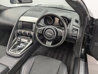 USED 2017 17 JAGUAR F-TYPE 3.0 V6 Convertible 2dr Petrol Auto Euro 6 (s/s) (340 ps) 19'' ALLOY WHEELS , BLACK SOFT ROOF TOP  , SAT NAV  , LEATHER SEATS , REAR PARKING SENSORS , REAR CAMERA , BLUETOOTH CONNECTIVITY , FULL SERVICE HISTORY - MAIN DEALER LATEST OCTOBER 2024