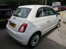 USED 2016 16 FIAT 500 0.9 TwinAir Lounge Hatchback 3dr Petrol Manual Euro 6 (s/s) (105 ps) Low mileage example supplied with superb service history (5 x service records) plus a new service and detailed inspection by ourselves. MOT until May 2026. Only &pound;20 per year road tax!
