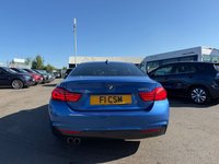 USED 2018 18 BMW 4 SERIES 2.0 420i M Sport Coupe 2dr Petrol Auto Euro 6 (s/s) (184 ps) AN ABSOLUTELY STUNNING ADDITION, FINISHED IN UPGRADED METALLIC ESTORIL BLUE PAINT+ONLY 1 FORMER KEEPER+SERVICE HISTORY+SPORT AUTOMATIC TRANSMISSION+SUN PROTECTION GLASS+FULL DAKOTA BLACK LEATHER INTERIOR+SATELLITE NAVIGATION+PARK ASSIST+CLIMATE CONTROL+18 INCH M DOUBLE SPOKE STYLE 441 M IN FERRIC GREY METALLIC+MASSIVE SELECTION OF FINANCE OPTIONS AVAILABLE+CALL NOW TO SPEAK WITH ONE OF OUR EXPERIENCED SALES ADVISORS AND ARRANGE A VIEWING+THIS VEHICLE IS BURSTING WITH EXTRAS AND READY TO GO!!!!!!