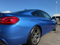 USED 2018 18 BMW 4 SERIES 2.0 420i M Sport Coupe 2dr Petrol Auto Euro 6 (s/s) (184 ps) AN ABSOLUTELY STUNNING ADDITION, FINISHED IN UPGRADED METALLIC ESTORIL BLUE PAINT+ONLY 1 FORMER KEEPER+SERVICE HISTORY+SPORT AUTOMATIC TRANSMISSION+SUN PROTECTION GLASS+FULL DAKOTA BLACK LEATHER INTERIOR+SATELLITE NAVIGATION+PARK ASSIST+CLIMATE CONTROL+18 INCH M DOUBLE SPOKE STYLE 441 M IN FERRIC GREY METALLIC+MASSIVE SELECTION OF FINANCE OPTIONS AVAILABLE+CALL NOW TO SPEAK WITH ONE OF OUR EXPERIENCED SALES ADVISORS AND ARRANGE A VIEWING+THIS VEHICLE IS BURSTING WITH EXTRAS AND READY TO GO!!!!!!