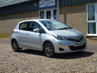 USED 2013 63 TOYOTA YARIS 1.33 Dual VVT-i TR Hatchback 5dr Petrol Manual Euro 5 (101 ps) www.suffolkcarcentre.co.uk - Located at Ilketshall