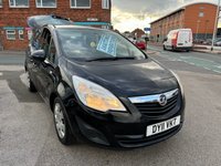 USED 2011 11 VAUXHALL MERIVA 1.4 16V Exclusiv MPV 5dr Petrol Manual Euro 5 (Non AC) (100 ps) 