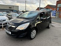 USED 2011 11 VAUXHALL MERIVA 1.4 16V Exclusiv MPV 5dr Petrol Manual Euro 5 (Non AC) (100 ps) 