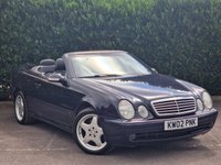 USED 2002 02 MERCEDES-BENZ CLK 3.2 CLK320 Avantgarde Cabriolet 2dr Petrol Automatic (266 g/km, 218 bhp) FACTORY AMG STYLING PACKAGE