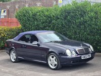 USED 2002 02 MERCEDES-BENZ CLK 3.2 CLK320 Avantgarde Cabriolet 2dr Petrol Automatic (266 g/km, 218 bhp) FACTORY AMG STYLING PACKAGE