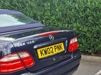 USED 2002 02 MERCEDES-BENZ CLK 3.2 CLK320 Avantgarde Cabriolet 2dr Petrol Automatic (266 g/km, 218 bhp) FACTORY AMG STYLING PACKAGE
