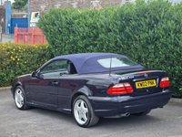 USED 2002 02 MERCEDES-BENZ CLK 3.2 CLK320 Avantgarde Cabriolet 2dr Petrol Automatic (266 g/km, 218 bhp) FACTORY AMG STYLING PACKAGE