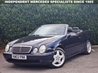 USED 2002 02 MERCEDES-BENZ CLK 3.2 CLK320 Avantgarde Cabriolet 2dr Petrol Automatic (266 g/km, 218 bhp) FACTORY AMG STYLING PACKAGE