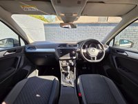 USED 2018 18 VOLKSWAGEN TIGUAN 1.4 TSI SE Navigation SUV 5dr Petrol DSG 4Motion Euro 6 (s/s) (150 ps) Dual zone climate control A/C, Satellite navigation, Adaptive Cruise control, Bluetooth connectivity for calls and music, USB, AUX, Power folding heated wingmirrors, DAB radio, Front & Rear parking sensors with visual display, Touch screen Media, Apple Carplay & Android Auto, Auto Lights, a flat bottomed multi functioned leather steering wheel, lane assist, tinted rear windows, auto hold handbrake, different drive modes.