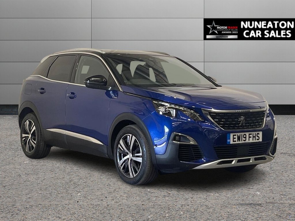 USED 2019 19 PEUGEOT 3008 1.5 BlueHDi GT Line SUV 5dr Diesel EAT Euro 6 (s/s) (130 ps) SAT NAV