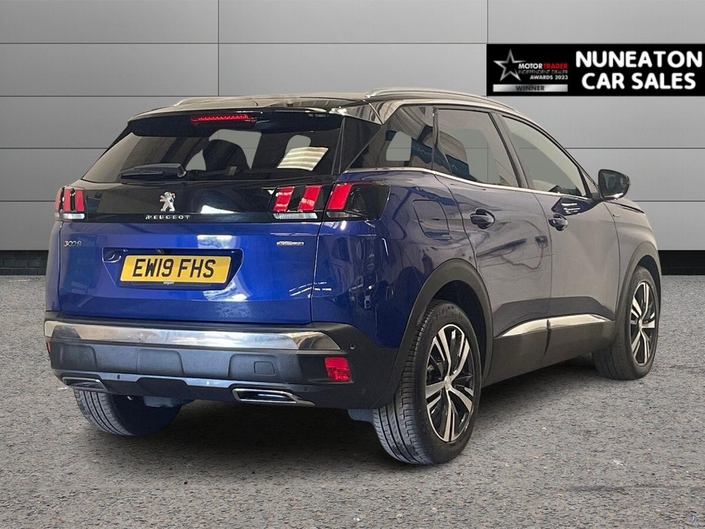 USED 2019 19 PEUGEOT 3008 1.5 BlueHDi GT Line SUV 5dr Diesel EAT Euro 6 (s/s) (130 ps) SAT NAV