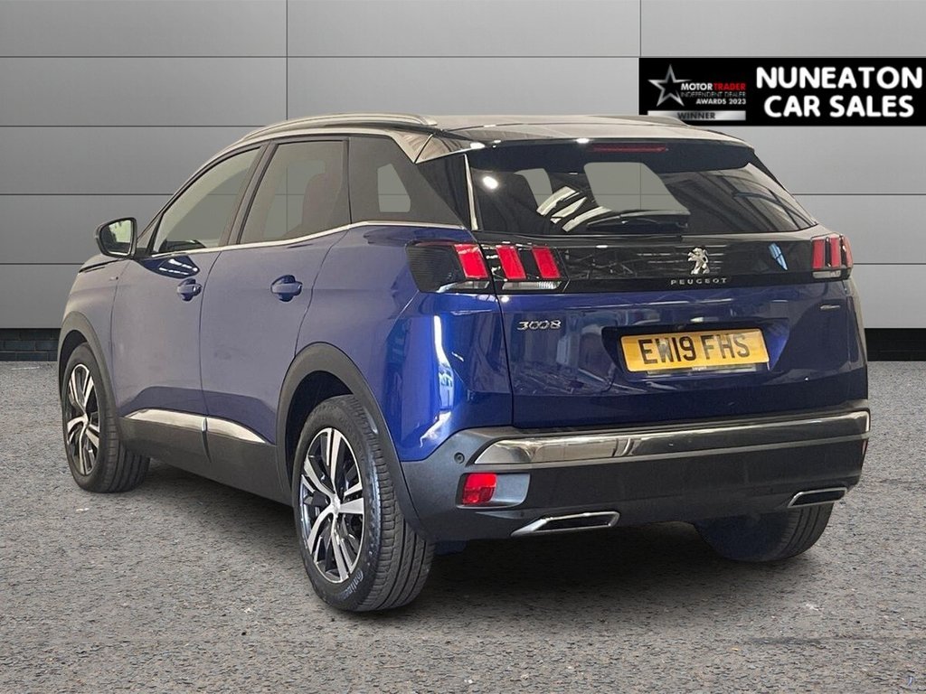 USED 2019 19 PEUGEOT 3008 1.5 BlueHDi GT Line SUV 5dr Diesel EAT Euro 6 (s/s) (130 ps) SAT NAV