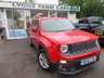 USED 2018 18 JEEP RENEGADE 1.6 E-TorQ Longitude SUV 5dr Petrol Manual Euro 6 (s/s) (110 ps) This example has the reliable 1.6 E-TorQ petrol engine, producing 110 ps, and comes freshly serviced and inspected upon arrival to us. One Previous Owner. MOT until August 2026 (no advisories). Cheap to insure being only a group 9!