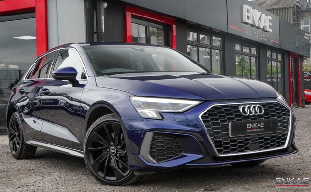 2021 21 Audi A3 1.4 TFSIe 40 S line Sportback 5dr Petrol Plug-in Hybrid S Tronic Euro 6 (s/s) 13kWh (204 ps) VAT Q 