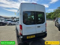 USED 2016 66 FORD TRANSIT 2.2 TDCi Trend Minibus, 72.955 miles,Euro 6 ULEZ, 18 seats, 6-speed manual, Bluetooth, cruise control, white. Final price + VAT @ 20% With service history, this 2016 Ford Transit TDCi 460 Trend is a practical and reliable choice. Featuring a 2.2L diesel engine and a Euro 6 emission class, this Transit offers a balance of performance and efficiency. The Trend trim adds a touch of style and functionality to this versatile vehicle.  This Ford Transit comes with 18 seats, making it ideal for group transportation. It also includes a 3-month warranty for added peace of mind. These features combine to make it a strong contender in it
