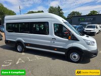 USED 2016 66 FORD TRANSIT 2.2 TDCi Trend Minibus, 72.955 miles,Euro 6 ULEZ, 18 seats, 6-speed manual, Bluetooth, cruise control, white. Final price + VAT @ 20% With service history, this 2016 Ford Transit TDCi 460 Trend is a practical and reliable choice. Featuring a 2.2L diesel engine and a Euro 6 emission class, this Transit offers a balance of performance and efficiency. The Trend trim adds a touch of style and functionality to this versatile vehicle.  This Ford Transit comes with 18 seats, making it ideal for group transportation. It also includes a 3-month warranty for added peace of mind. These features combine to make it a strong contender in it