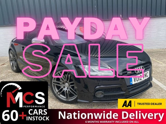 2012 12 AUDI TTS 2.0 TFSI Black Edition Coupe 3dr Petrol Manual quattro Euro 5 (272 ps) ***PAY DAY SALE***