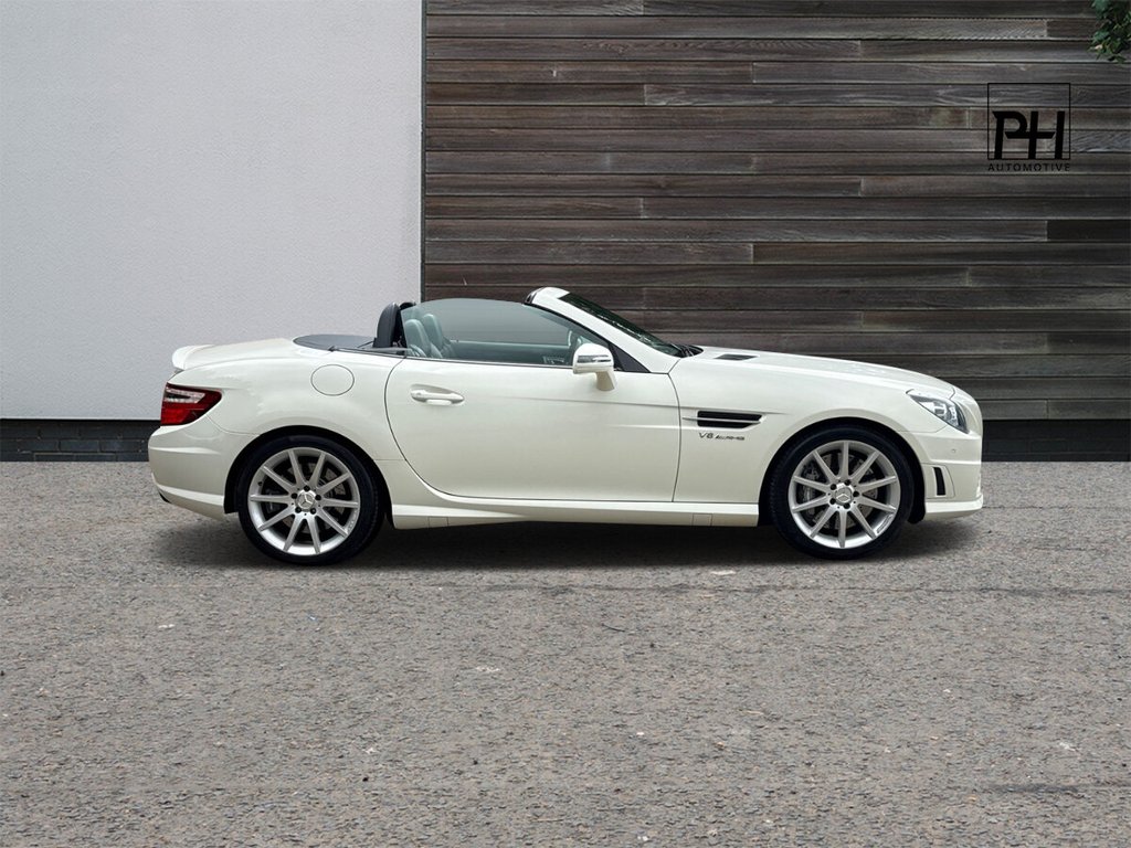 USED 2012 62 MERCEDES-BENZ SLK 5.5 SLK55 V8 AMG Convertible 2dr Petrol SpdS+7GT Euro 5 (s/s) (421 ps) PAN ROOF|AIRSCARF|HEATED SEATS