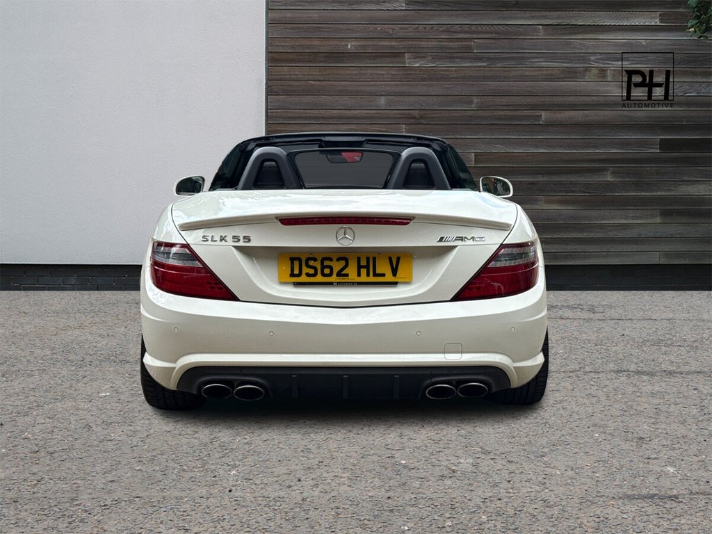 USED 2012 62 MERCEDES-BENZ SLK 5.5 SLK55 V8 AMG Convertible 2dr Petrol SpdS+7GT Euro 5 (s/s) (421 ps) PAN ROOF|AIRSCARF|HEATED SEATS