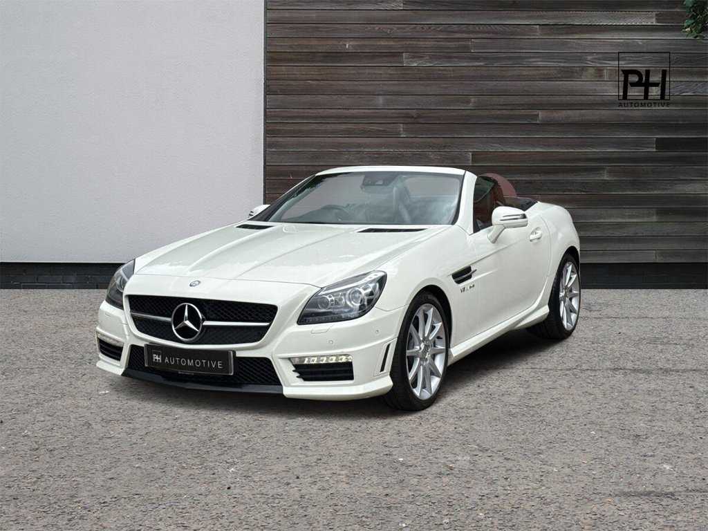 USED 2012 62 MERCEDES-BENZ SLK 5.5 SLK55 V8 AMG Convertible 2dr Petrol SpdS+7GT Euro 5 (s/s) (421 ps) PAN ROOF|AIRSCARF|HEATED SEATS