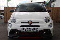 USED 2022 22 ABARTH 595 1.4 T-Jet Competizione Hatchback 3dr Petrol Manual Euro 6 (180 bhp) FINISHED IN GARA WHITE RED BREMBO's FRONT & REAR SPLITTERS