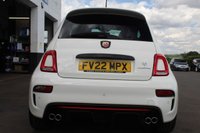 USED 2022 22 ABARTH 595 1.4 T-Jet Competizione Hatchback 3dr Petrol Manual Euro 6 (180 bhp) FINISHED IN GARA WHITE RED BREMBO's FRONT & REAR SPLITTERS