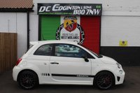 USED 2022 22 ABARTH 595 1.4 T-Jet Competizione Hatchback 3dr Petrol Manual Euro 6 (180 bhp) FINISHED IN GARA WHITE RED BREMBO's FRONT & REAR SPLITTERS