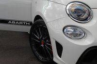 USED 2022 22 ABARTH 595 1.4 T-Jet Competizione Hatchback 3dr Petrol Manual Euro 6 (180 bhp) FINISHED IN GARA WHITE RED BREMBO's FRONT & REAR SPLITTERS