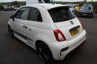 USED 2022 22 ABARTH 595 1.4 T-Jet Competizione Hatchback 3dr Petrol Manual Euro 6 (180 bhp) FINISHED IN GARA WHITE RED BREMBO's FRONT & REAR SPLITTERS