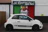 USED 2022 22 ABARTH 595 1.4 T-Jet Competizione Hatchback 3dr Petrol Manual Euro 6 (180 bhp) FINISHED IN GARA WHITE RED BREMBO's FRONT & REAR SPLITTERS