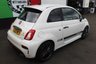 USED 2022 22 ABARTH 595 1.4 T-Jet Competizione Hatchback 3dr Petrol Manual Euro 6 (180 bhp) FINISHED IN GARA WHITE RED BREMBO's FRONT & REAR SPLITTERS