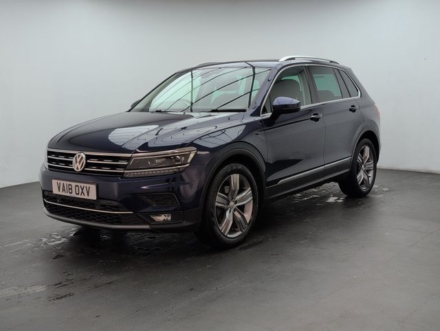 USED 2018 18 Volkswagen Tiguan 2.0 TDI Sel Suv 5dr Diesel DSg Euro 6 (s/S) (150 Ps) 19in Alloy Wheels + Cruise Control