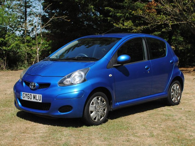 2010 60 Toyota Aygo 1.0 VVT-i Blue Hatchback 5dr Petrol Manual Euro 4 (67 bhp)