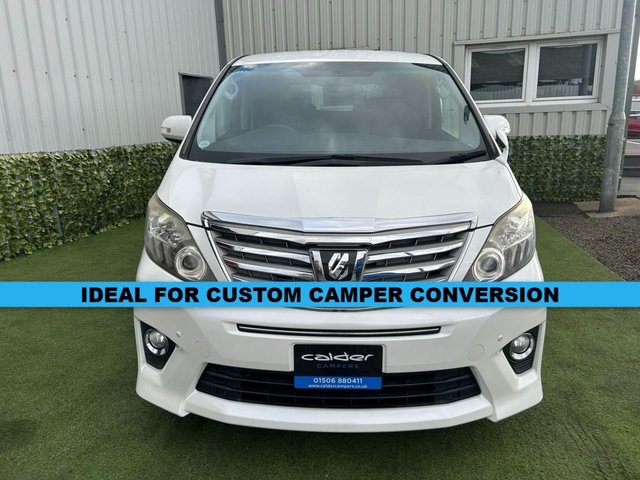 2012 TOYOTA ALPHARD TOYOTA ALPHARD 2.4 AUTOMATIC, VERY LOW MILEAGE IDEAL FOR CALDER CAMPER CONVERSION #01155 Available for conversion now