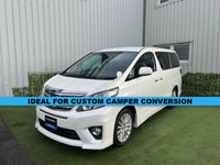 USED 2012 TOYOTA ALPHARD TOYOTA ALPHARD 2.4 AUTOMATIC, VERY LOW MILEAGE IDEAL FOR CALDER CAMPER CONVERSION #01155 Available for conversion now
