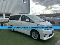 USED 2012 TOYOTA ALPHARD TOYOTA ALPHARD 2.4 AUTOMATIC, VERY LOW MILEAGE IDEAL FOR CALDER CAMPER CONVERSION #01155 Available for conversion now