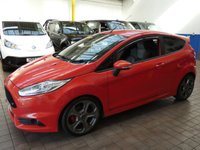 USED 2014 14 FORD FIESTA 1.6T EcoBoost ST-2 Hatchback 3dr Petrol Manual Euro 5 (182 ps) AIR CON HEATED SEATS BLUETOOTH RADIO CD 3 OWNERS FROM NEW FORD SERVICE HISTORY
