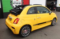 USED 2018 18 ABARTH 595C 1.4 T-Jet Cabrio 2dr Petrol Manual Euro 6 (145 ps) HiFi By Beats--ABARTH Sports Black Leather--Sat-Nav--17" Alloy Wheels